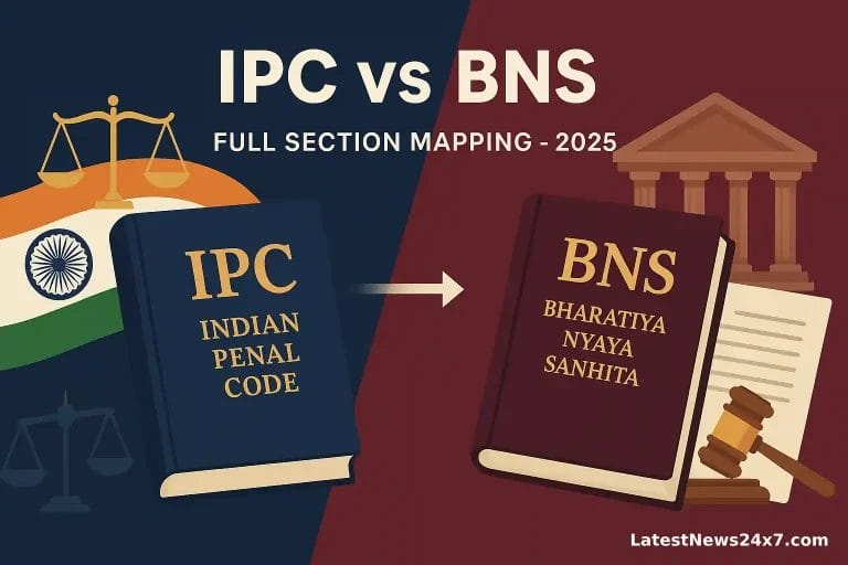 BNS (Bharatiya Nyaya Sanhita) vs Indian Penal Code